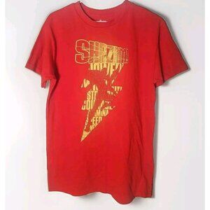 DC Comics Shazam! T-Shirt Red Size Small